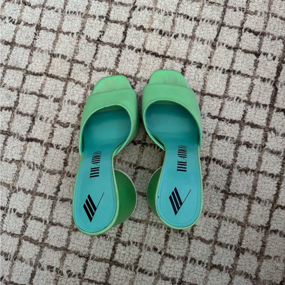 The Attico Green Women's Shoes